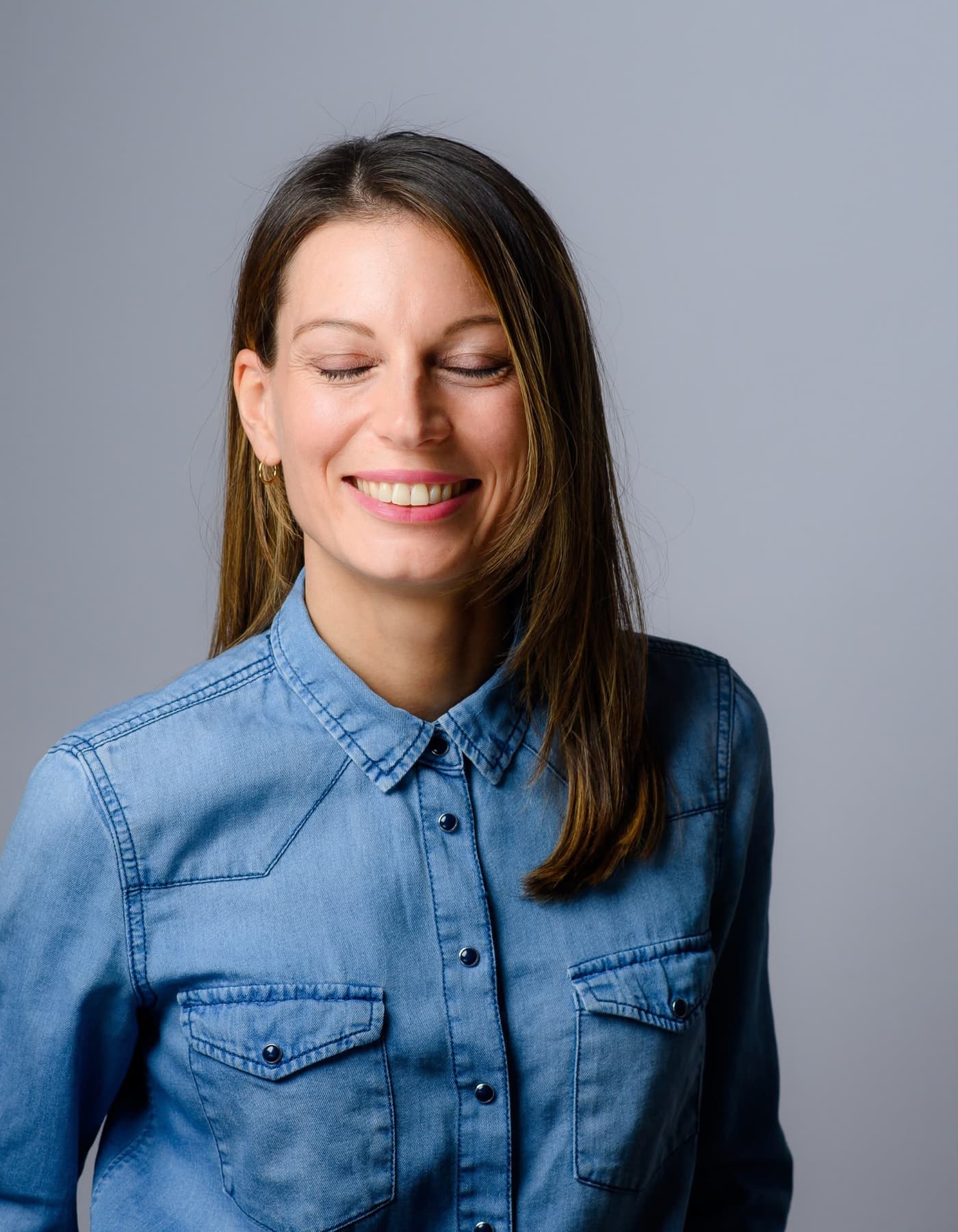 Melanie Rados, lachend